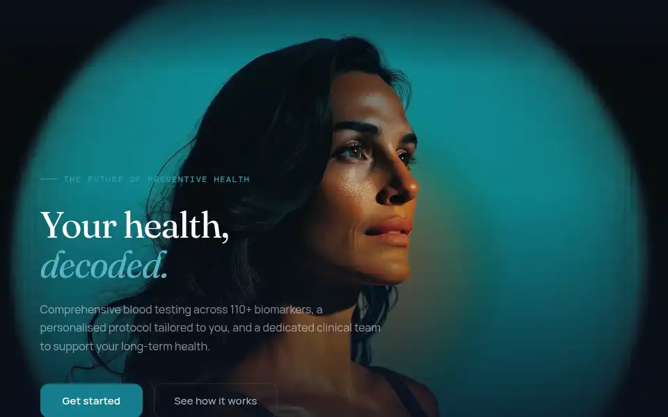 Screenshot of kymahealth.ai