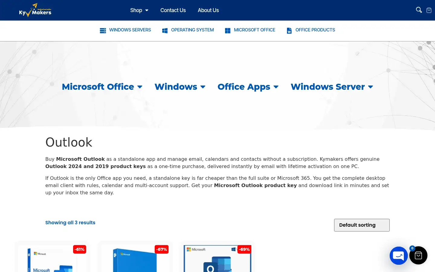 Screenshot of kymakers.com