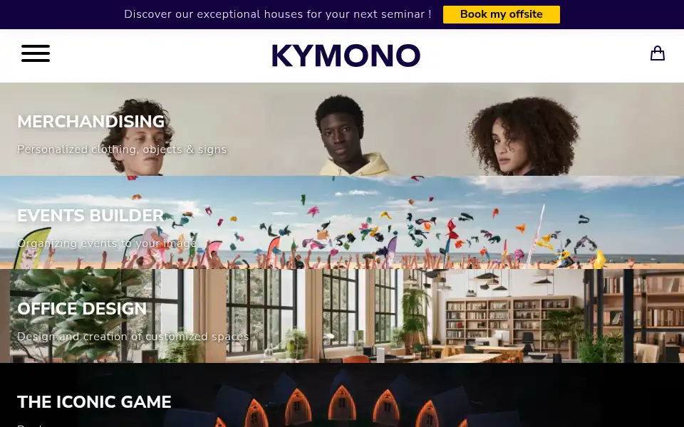 Screenshot of kymono.co