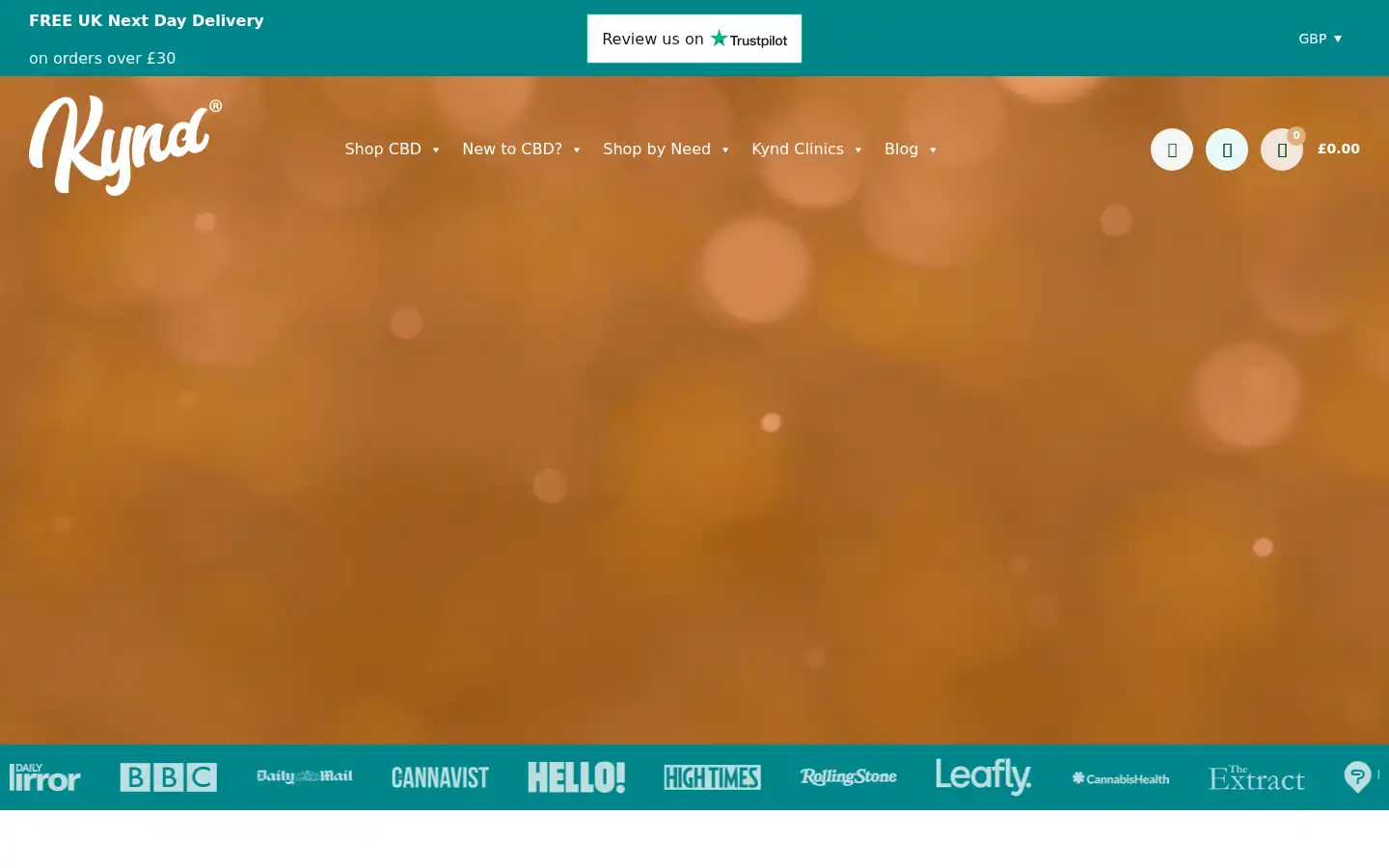 Screenshot of kyndmedical.com