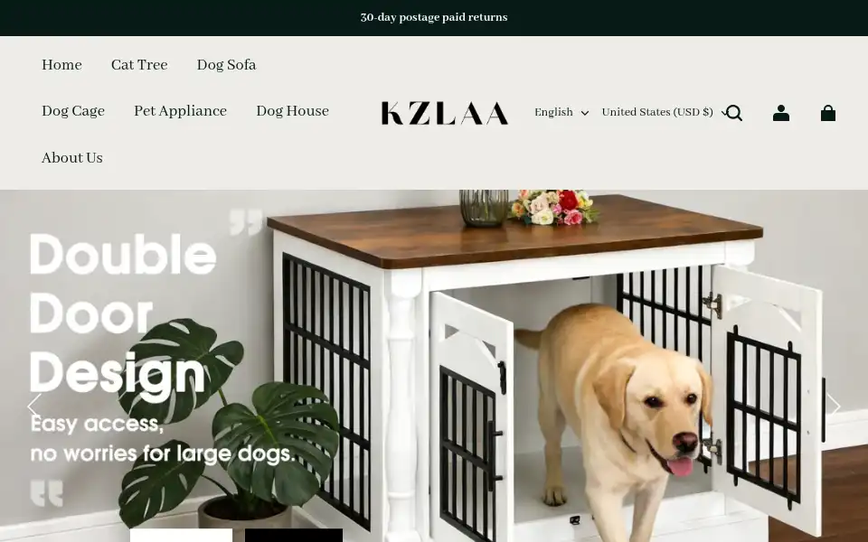 Screenshot of kzlaa.com