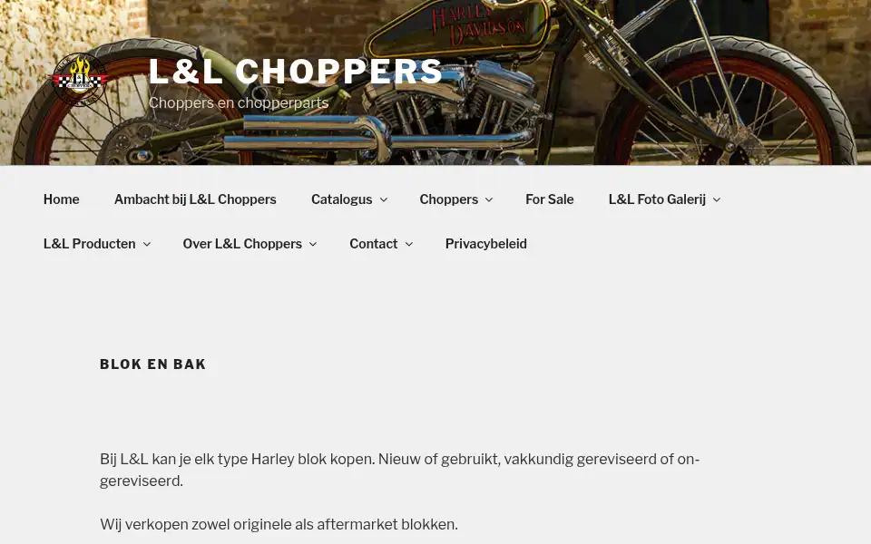 Screenshot of l-l-choppers.com