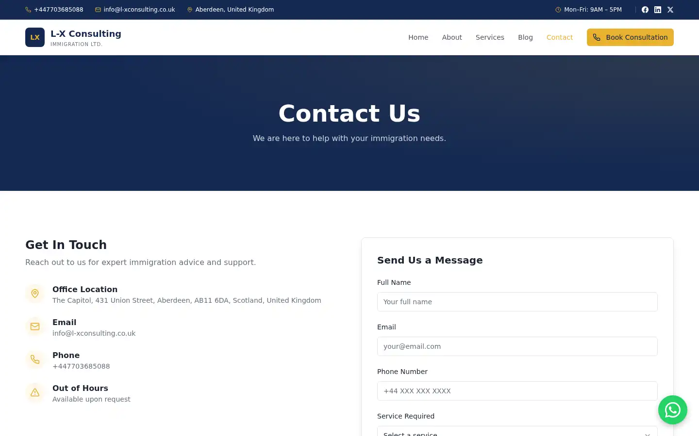 Screenshot of l-xconsulting.co.uk