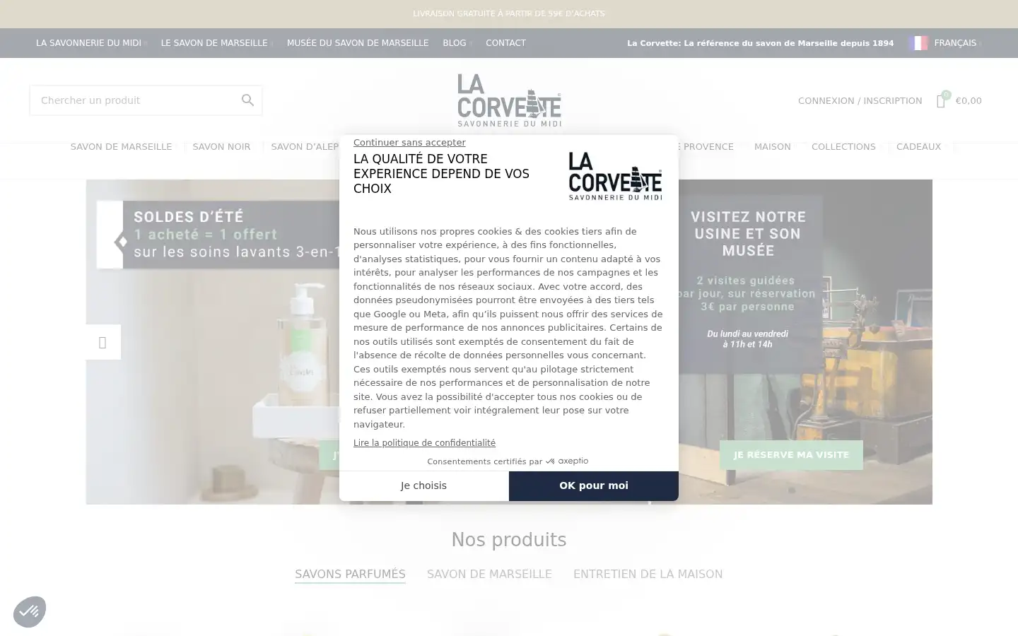 Screenshot of la-corvette.com
