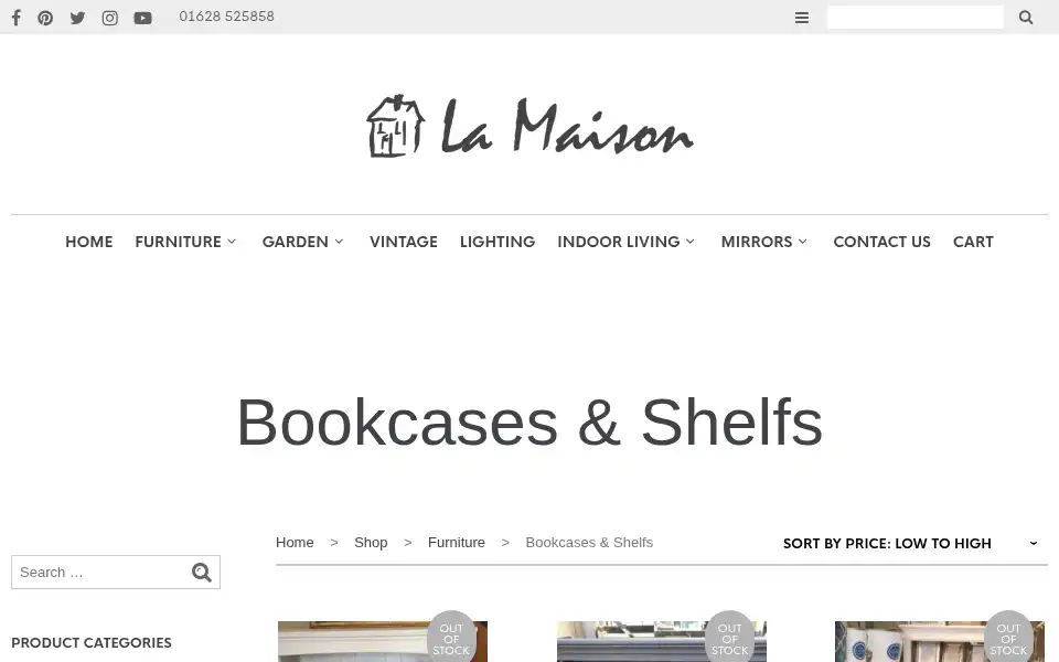 Screenshot of la-maison.co.uk