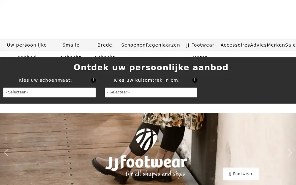 Screenshot of laarzenwinkel.com