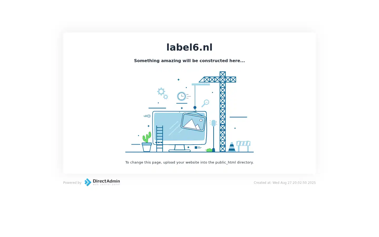 Screenshot of label6.nl