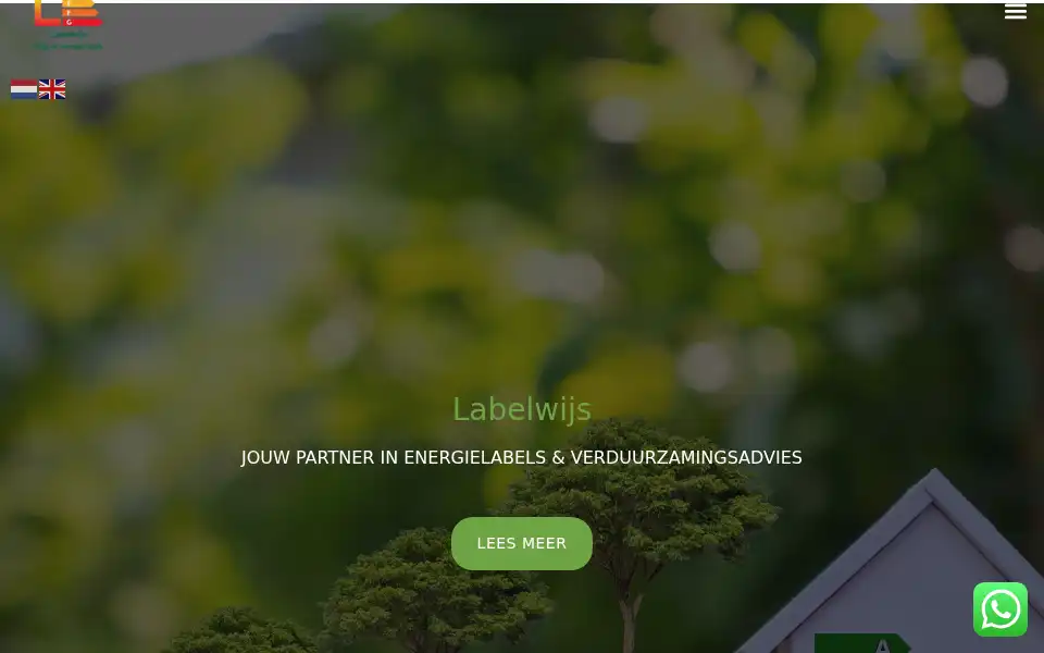 Screenshot of labelwijs.nl