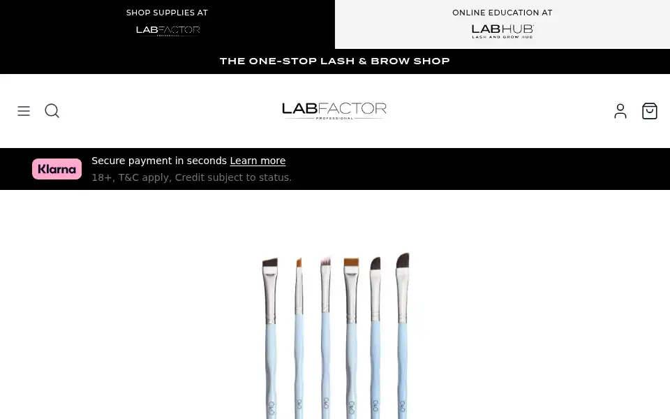 Screenshot of labfactor.co.uk