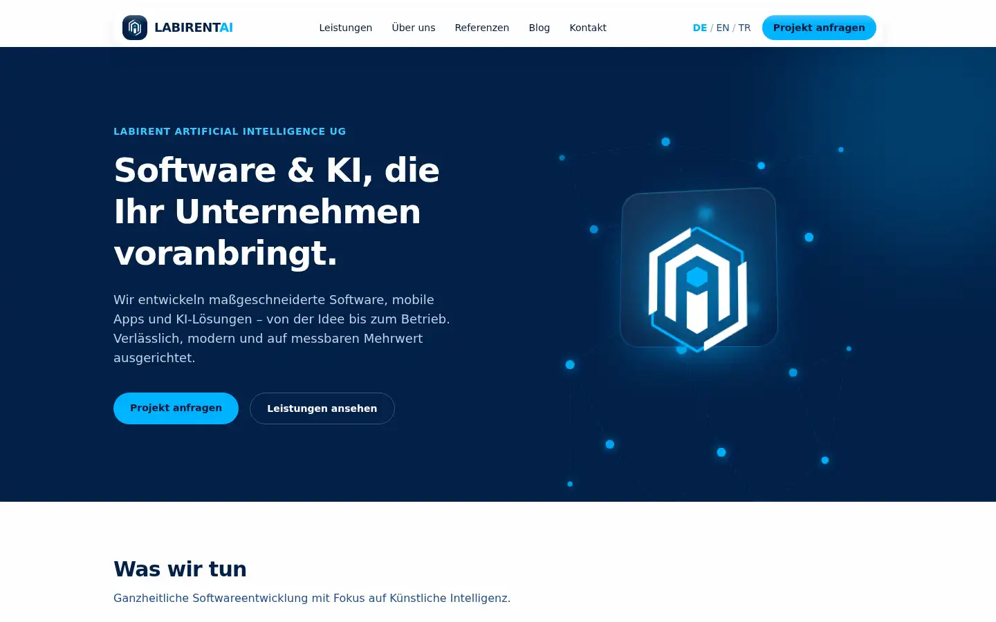 Screenshot of labirentai.com