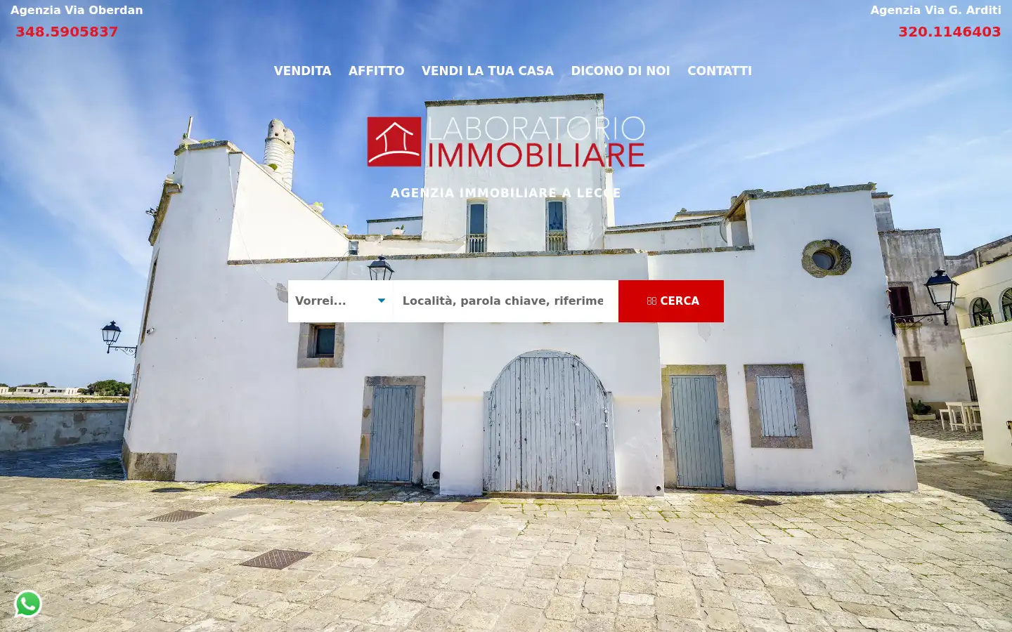 Screenshot of laboratorio-immobiliare.it