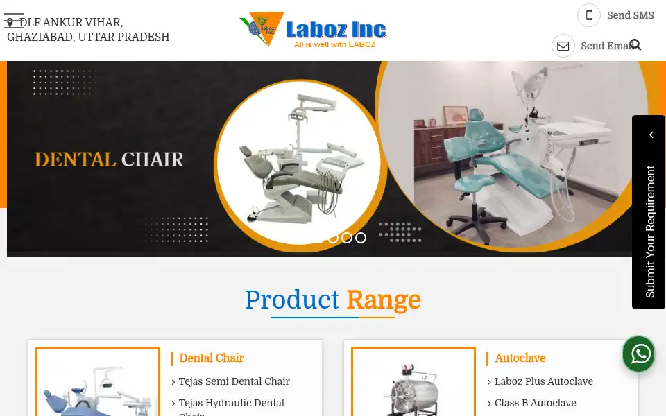 Screenshot of labozinc.com