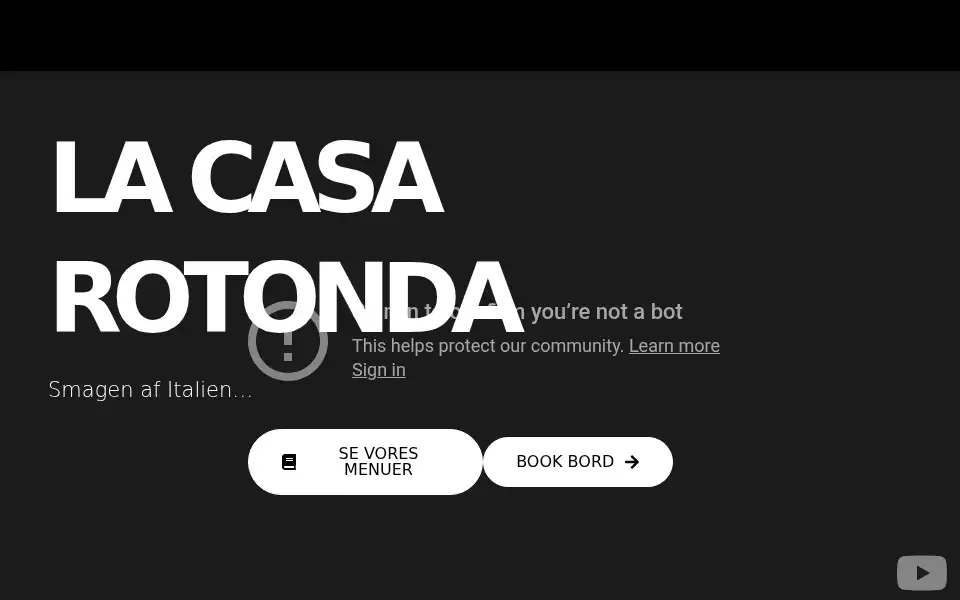 Screenshot of lacasarotonda.dk