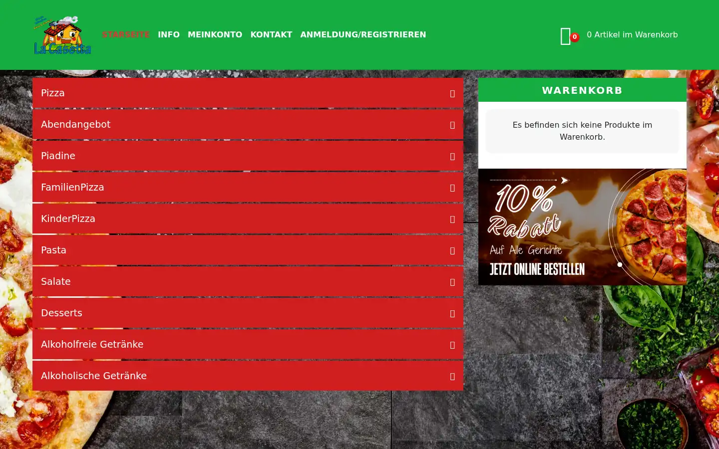 Screenshot of lacasetta.ch