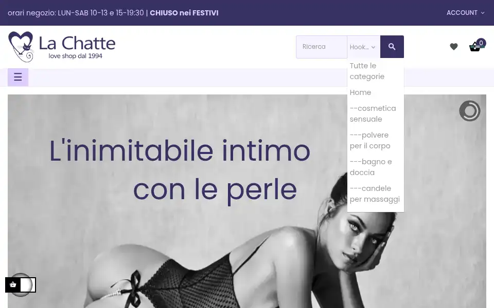 Screenshot of lachatte.it