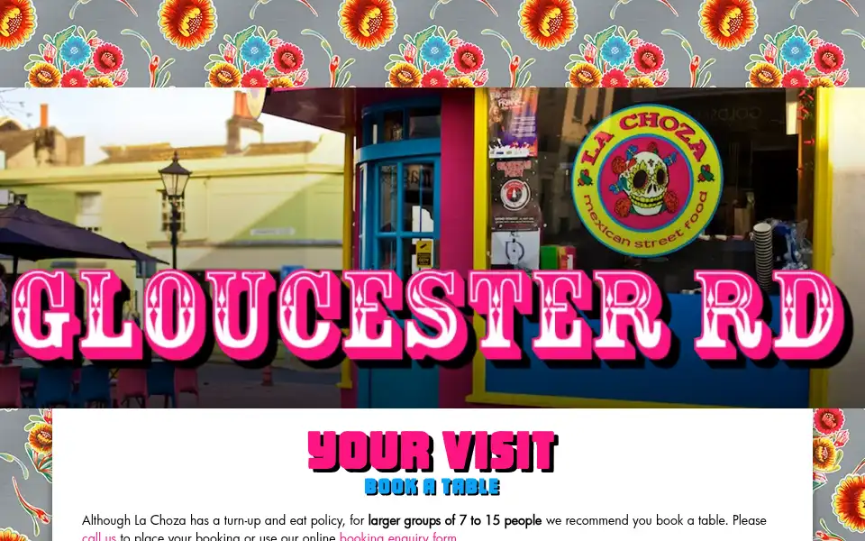 Screenshot of lachoza.co.uk