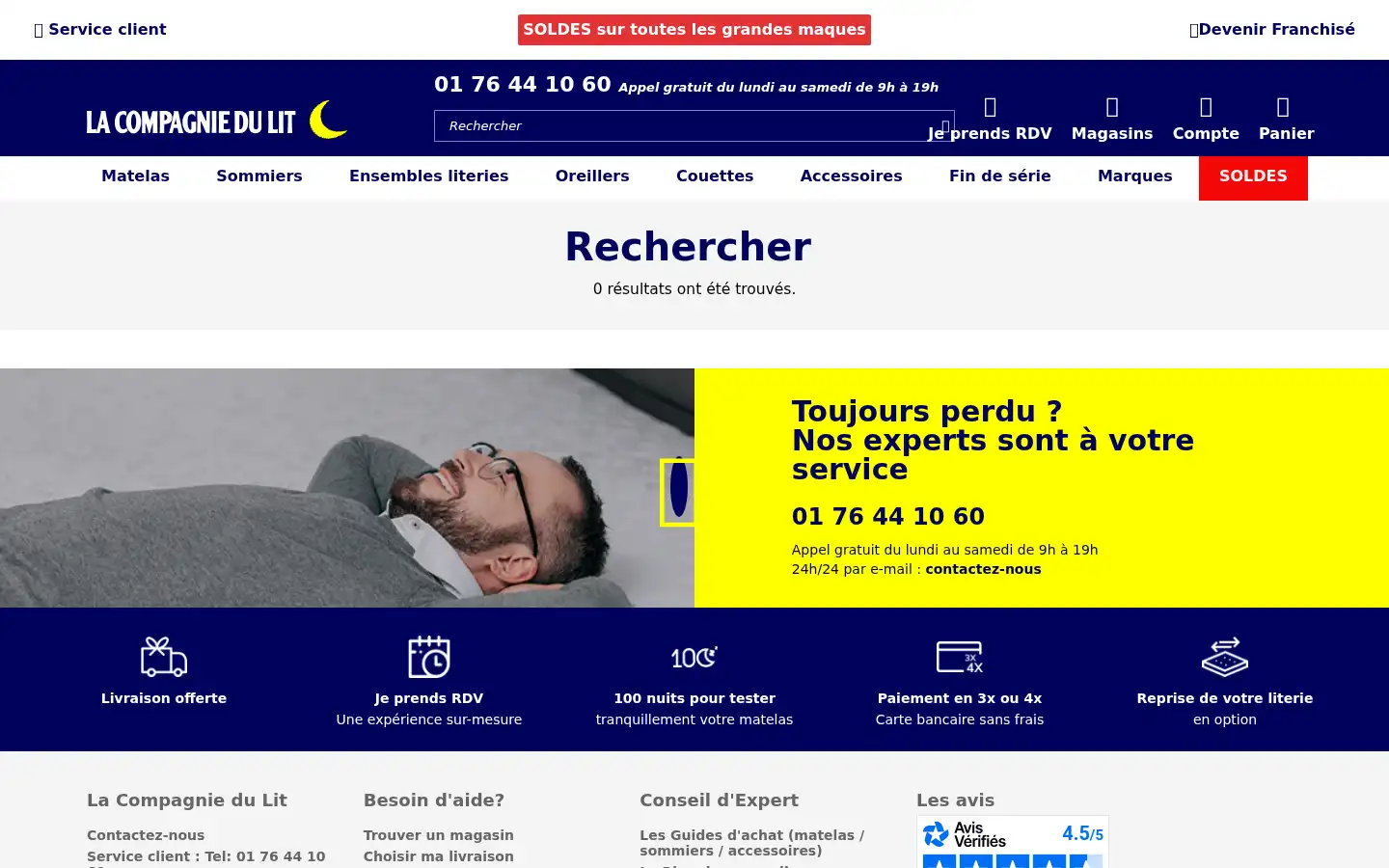 Screenshot of lacompagniedulit.com