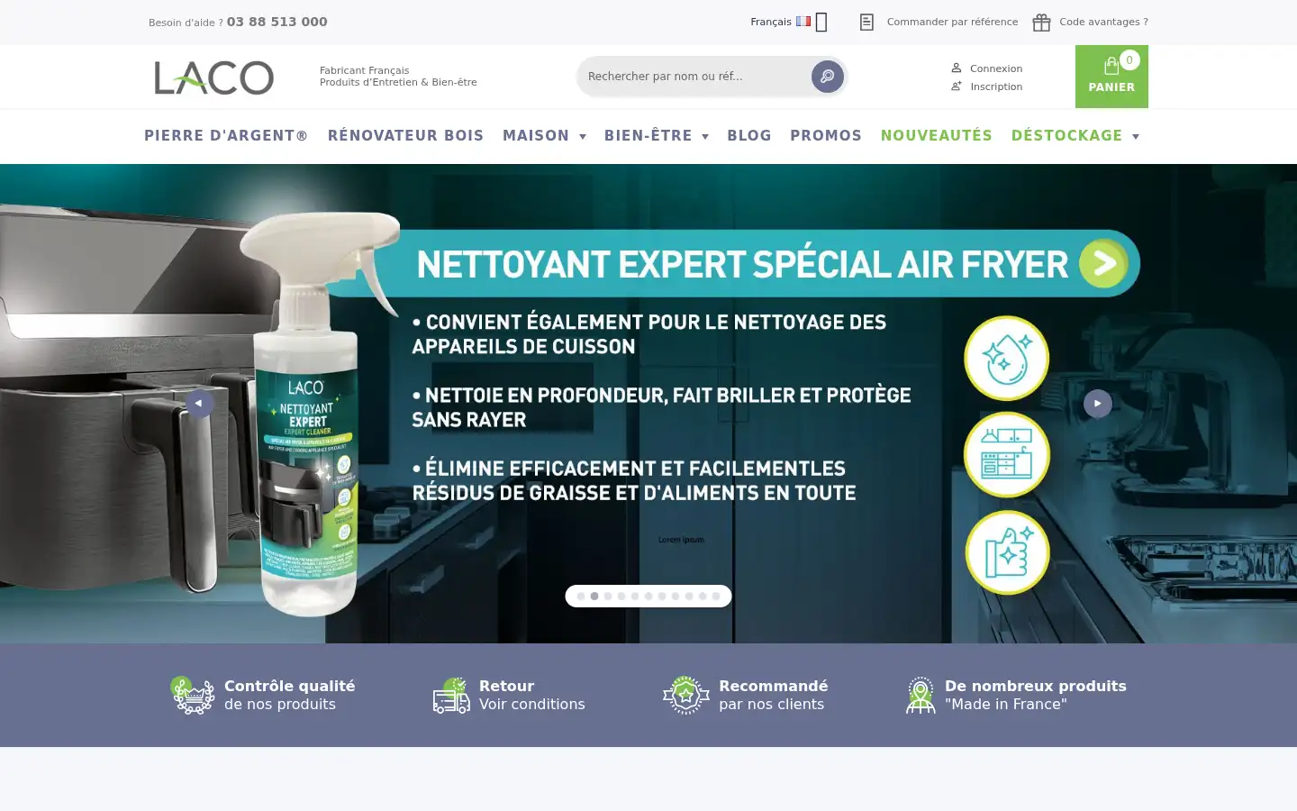 Screenshot of lacoshop.com
