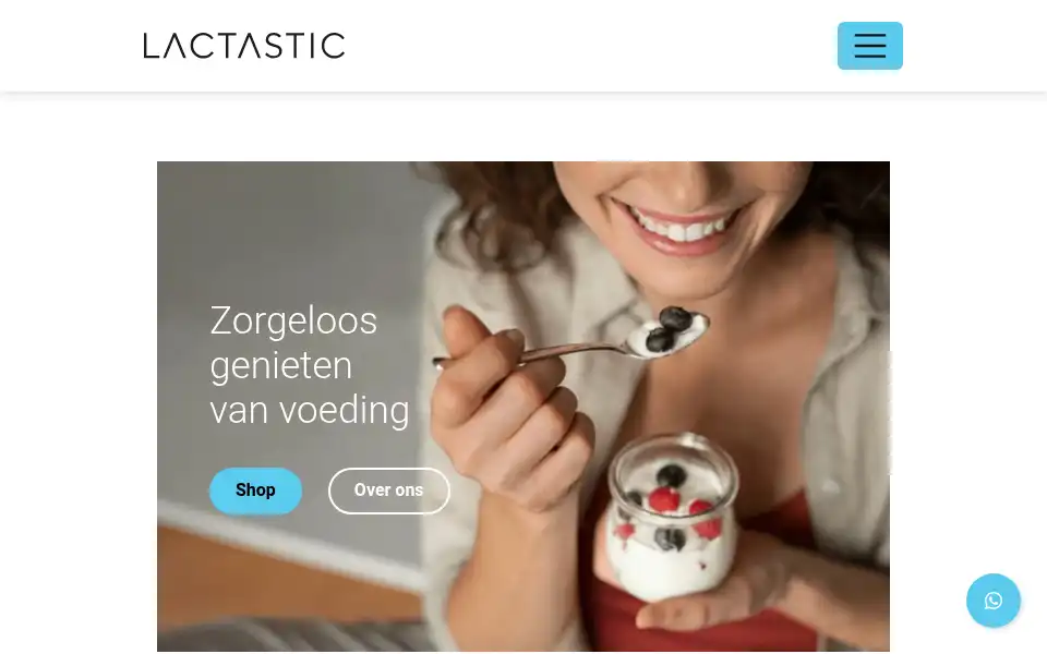 Screenshot of lactastic.nl