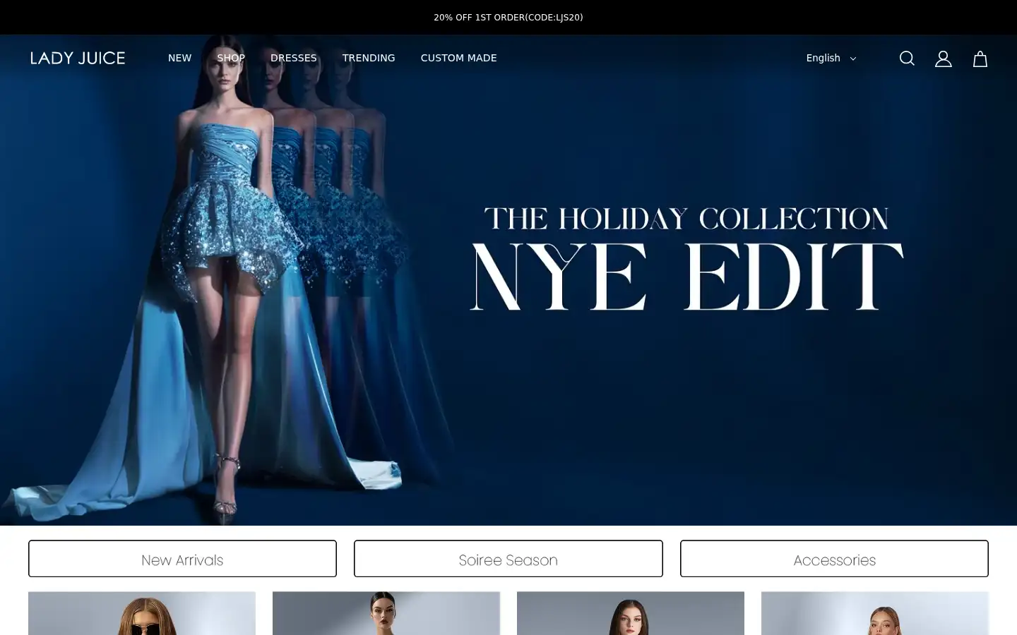Screenshot of ladyjuice.com