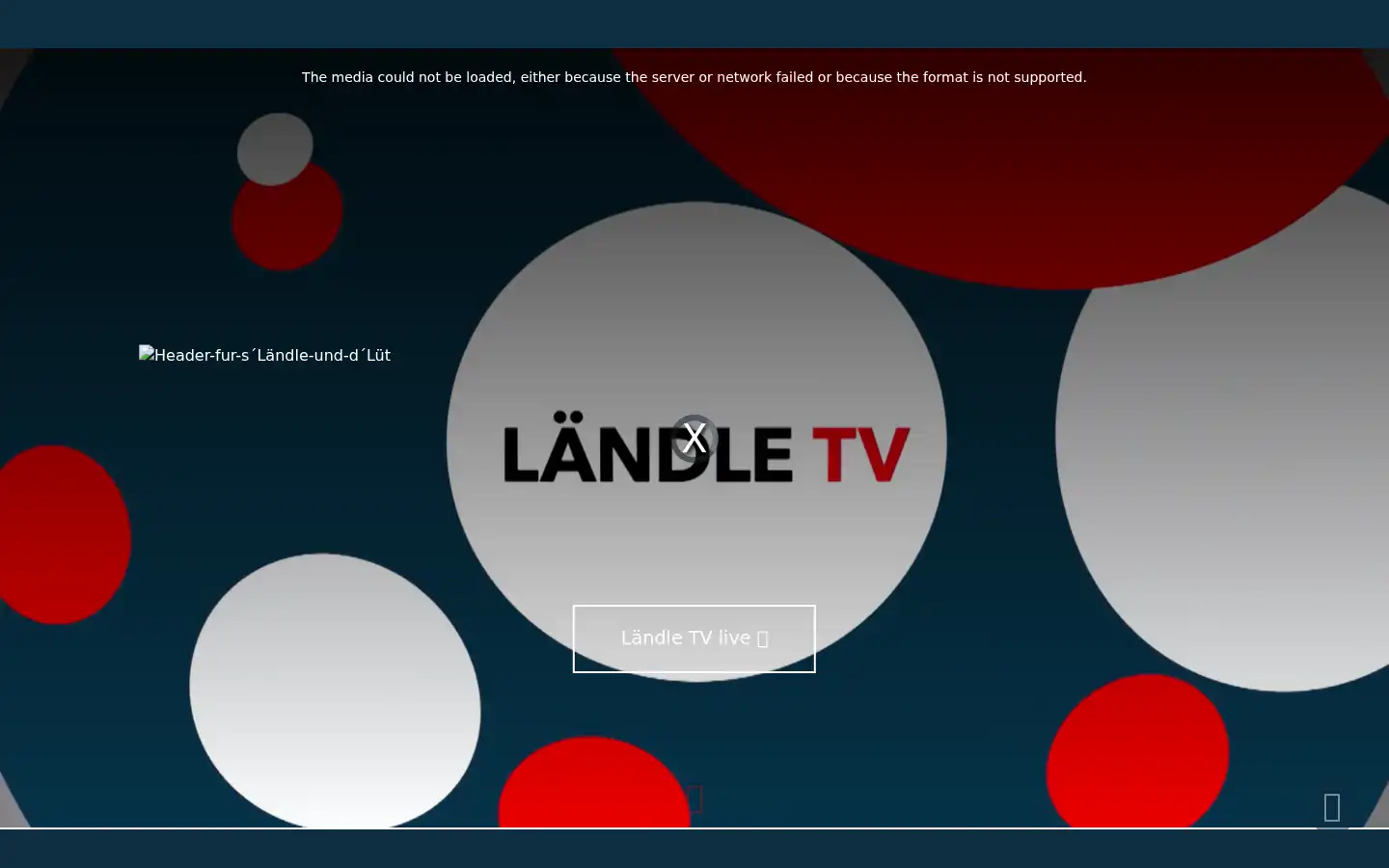 Screenshot of laendletv.com