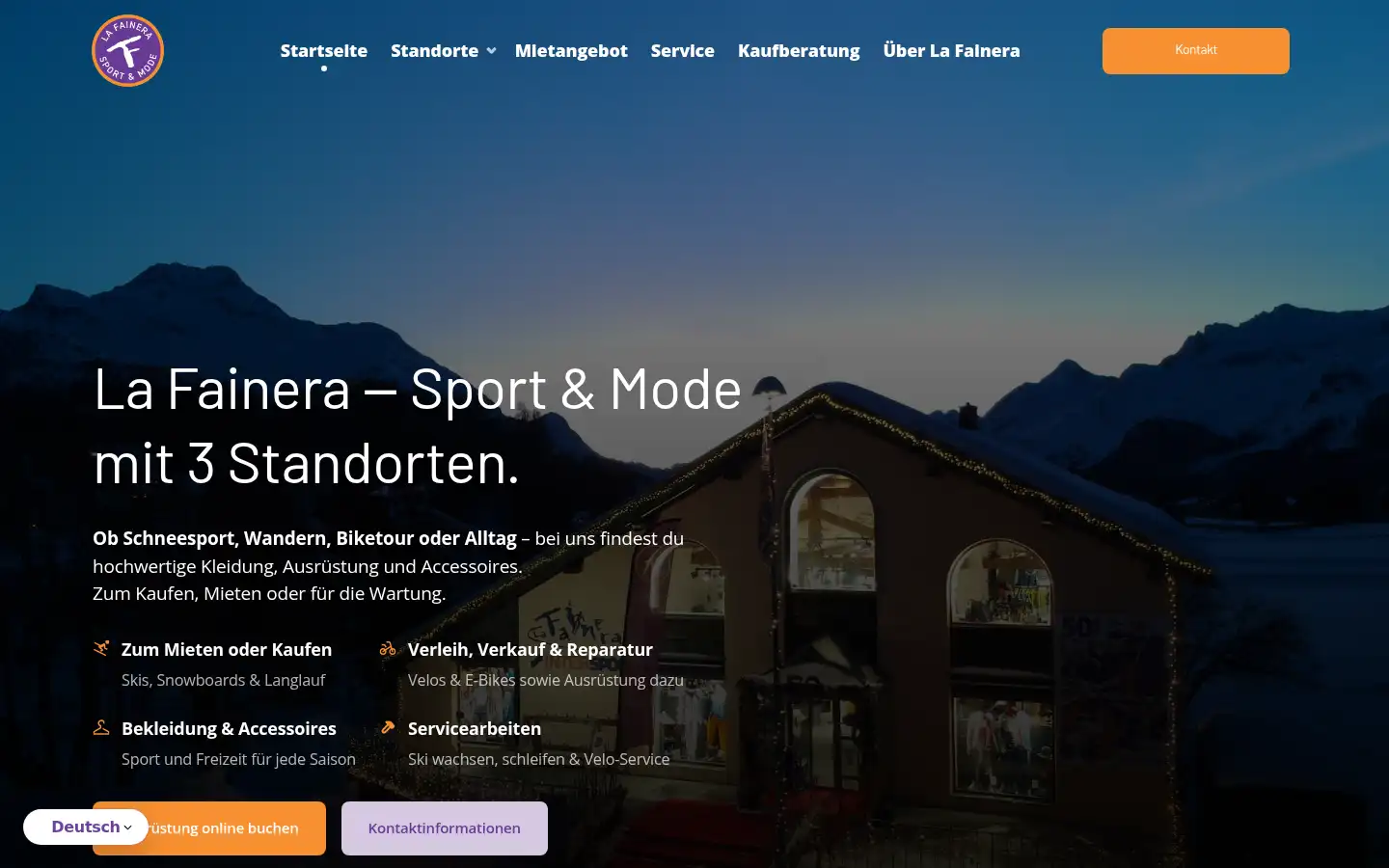 Screenshot of lafainera.ch