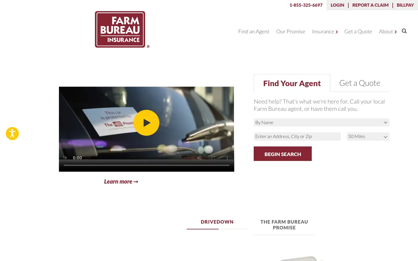 Screenshot of lafarmbureau.com