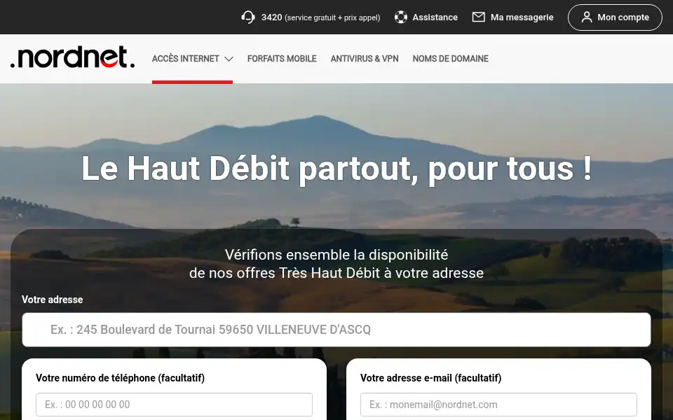 Screenshot of lafibrevideofutur.fr