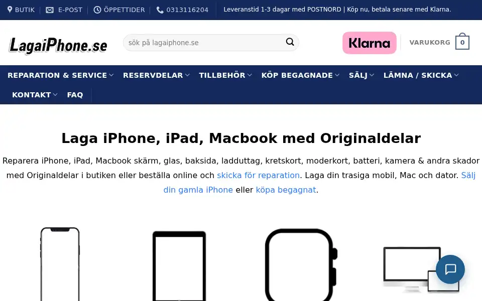 Screenshot of lagaiphone.com
