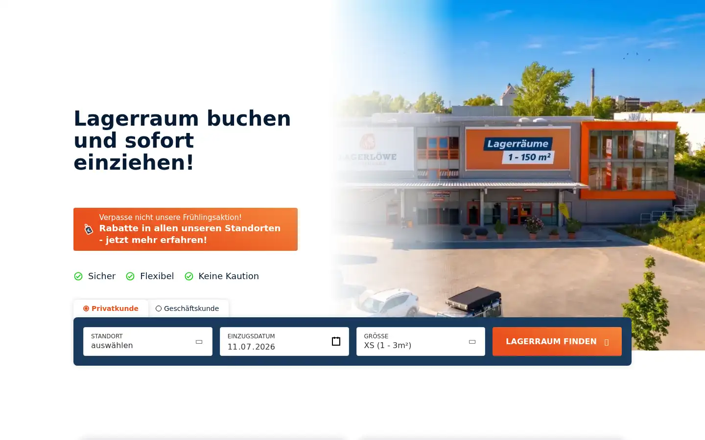 Screenshot of lagerloewe.com