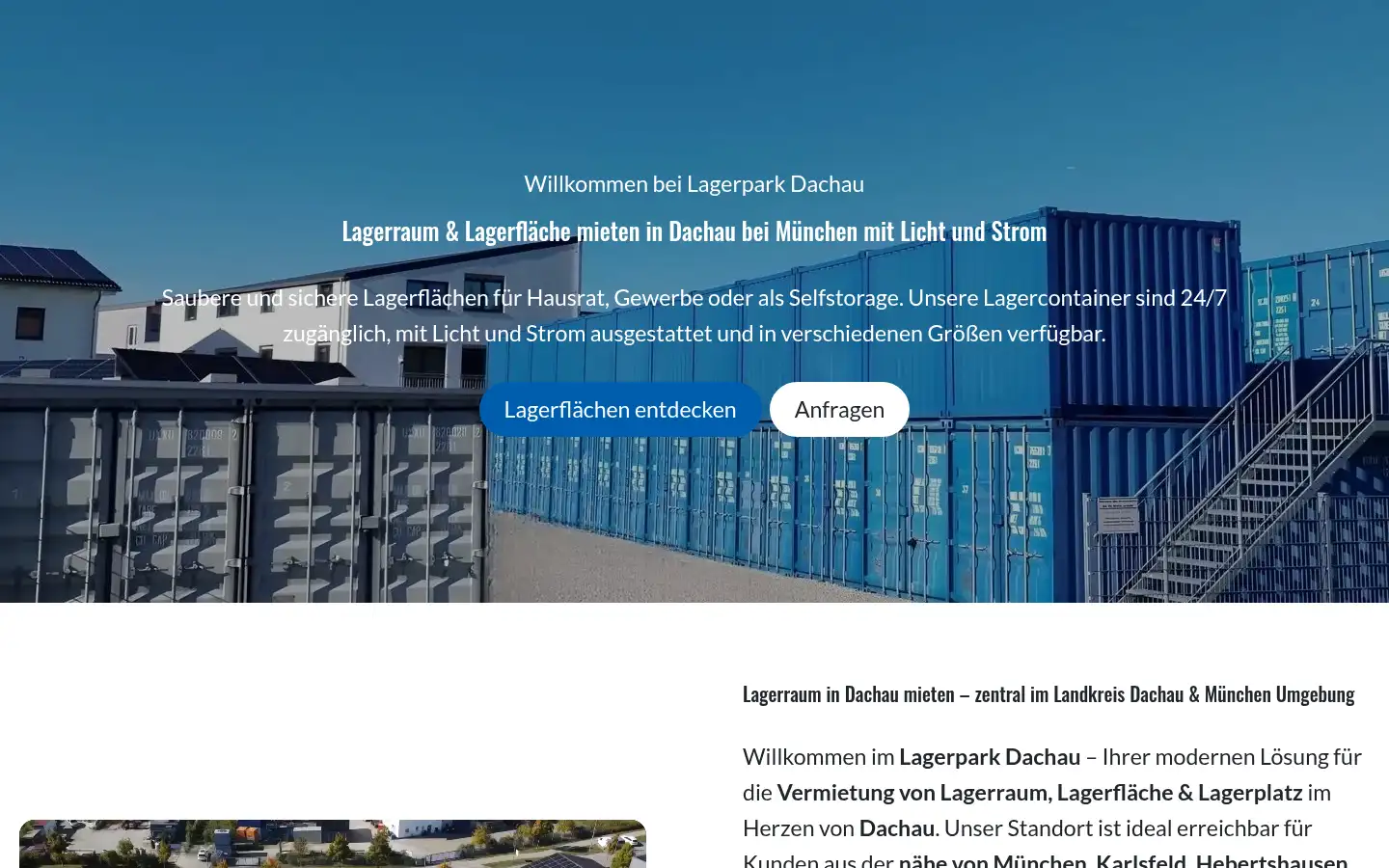 Screenshot of lagerpark-dachau.de