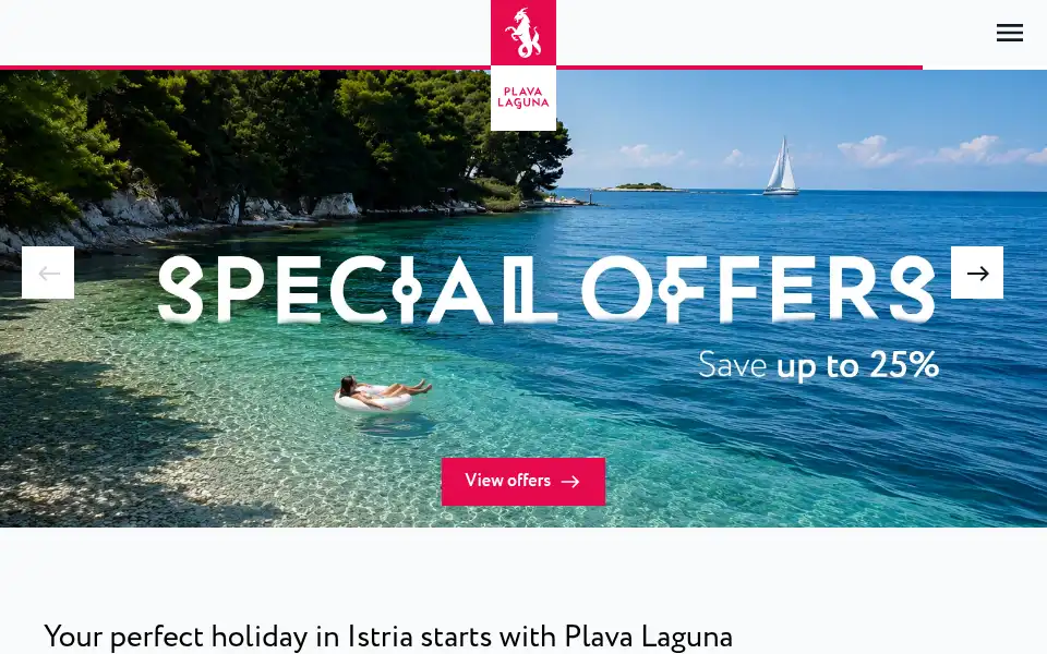 Screenshot of lagunaporec.com
