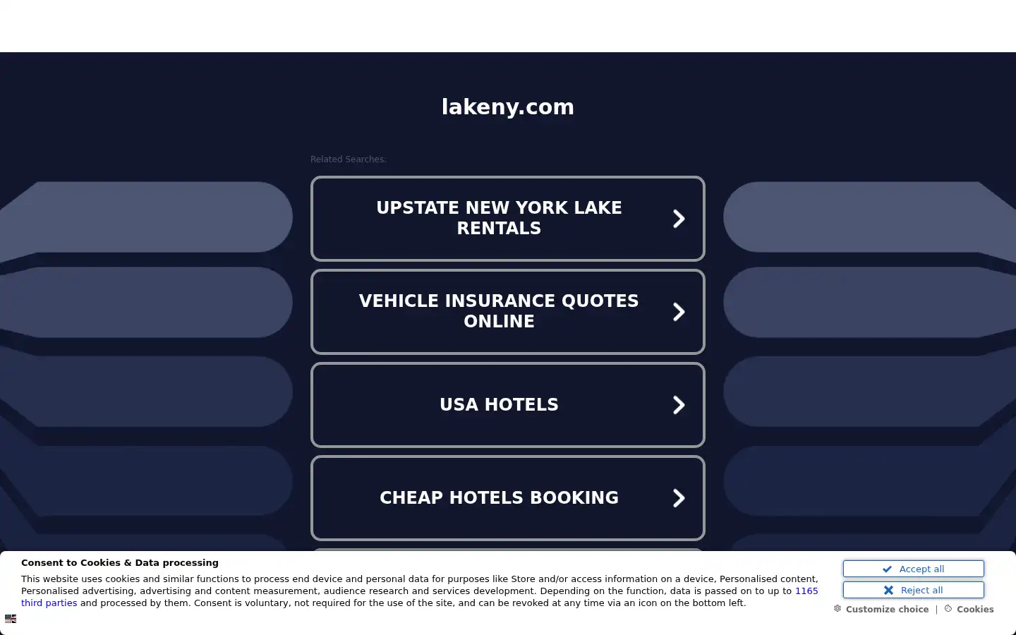 Screenshot of lakeny.com
