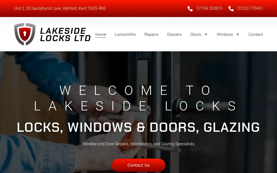 Screenshot of lakesidelocks.co.uk