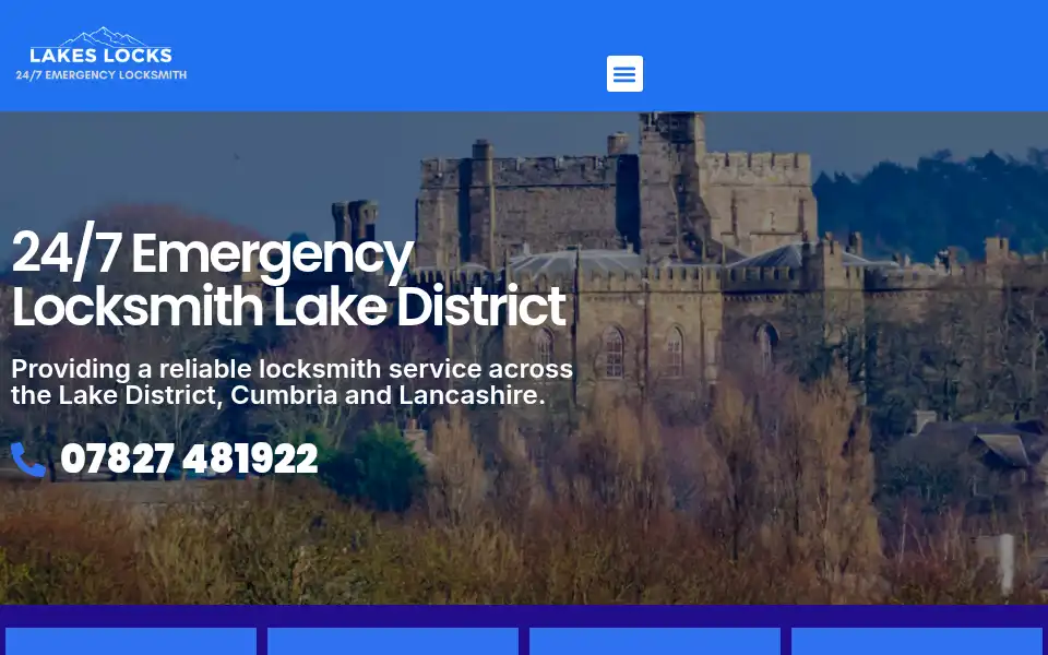 Screenshot of lakeslocks.co.uk