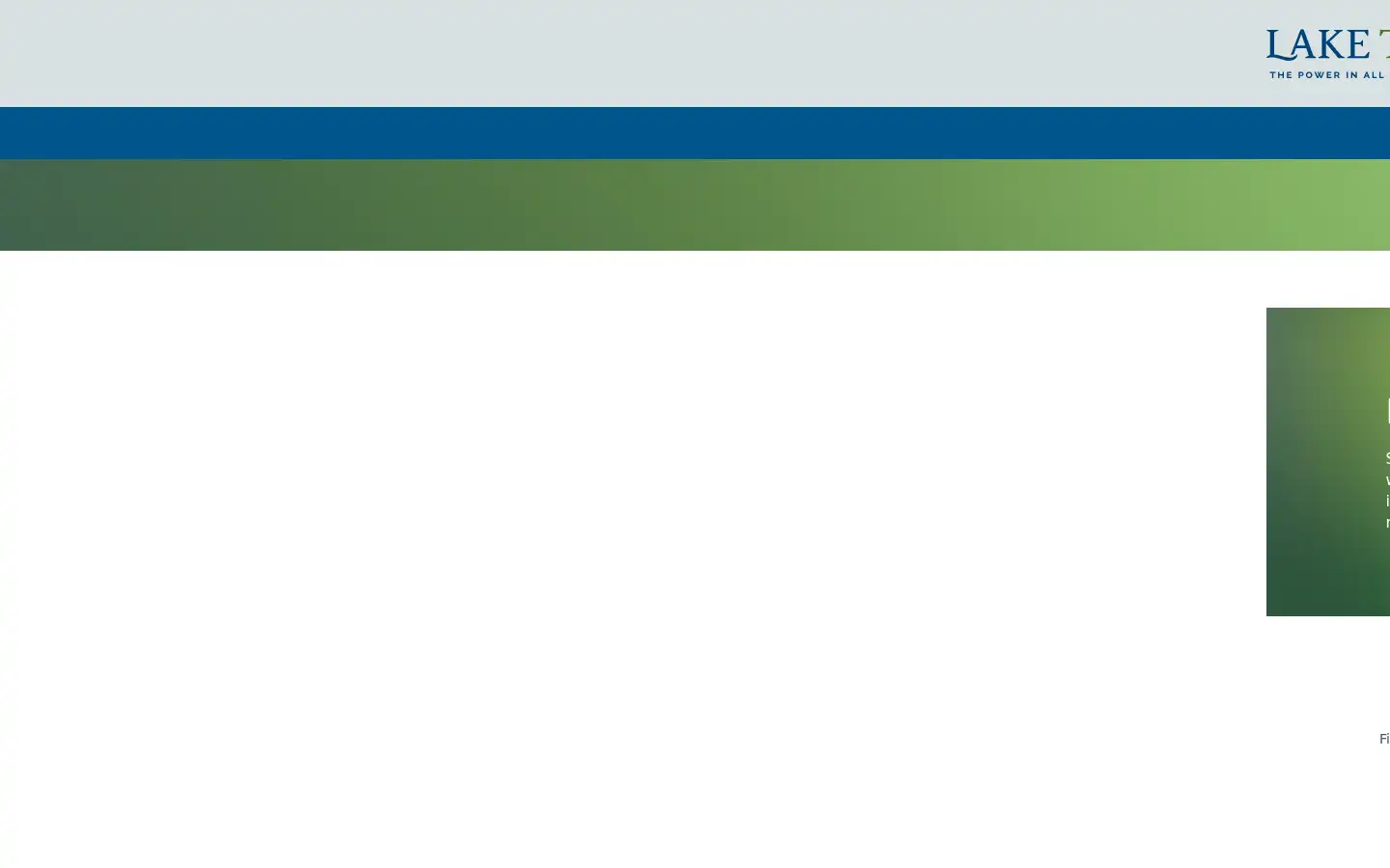 Screenshot of laketrust.org