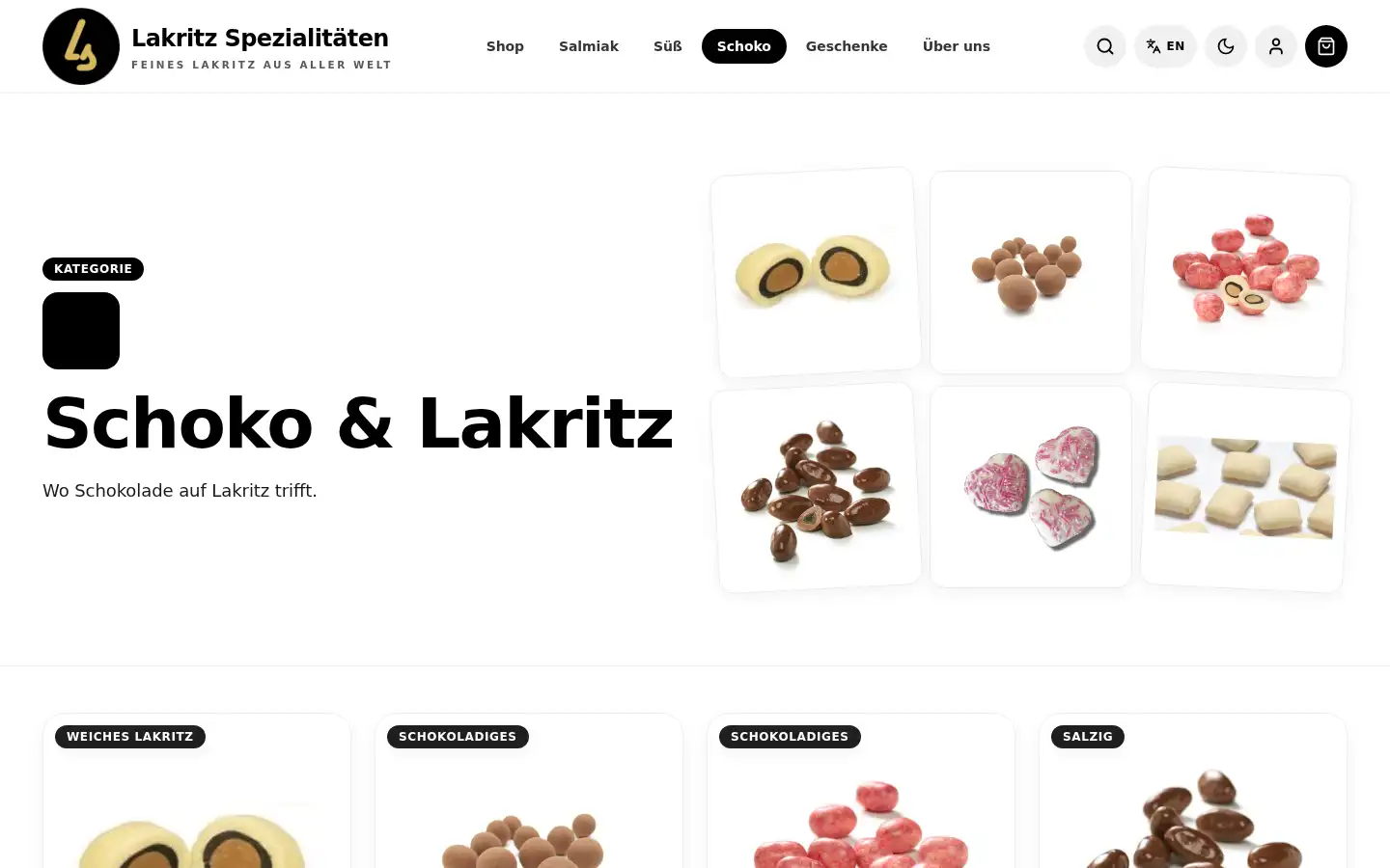 Screenshot of lakritz-spezialitaeten.de