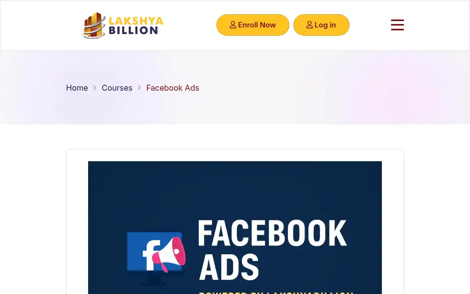 Screenshot of lakshyabillion.in
