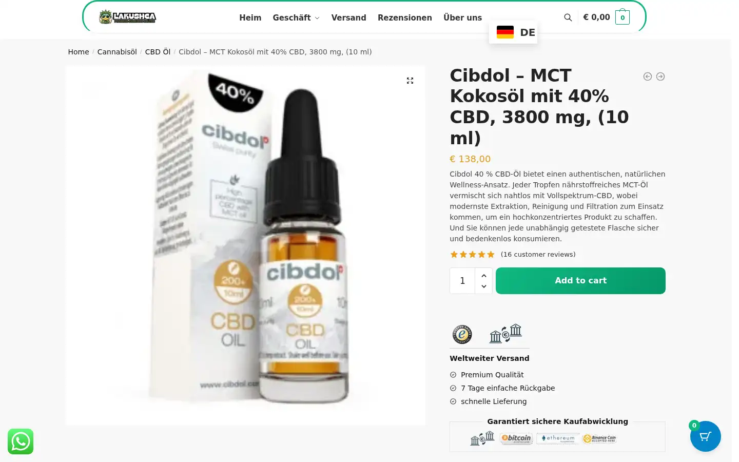 Screenshot of lakushca.com