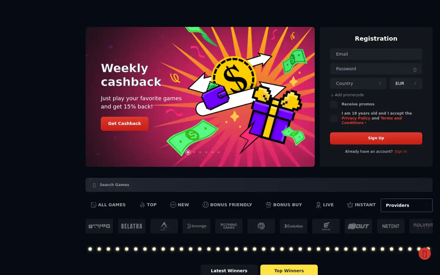 Screenshot of lamabet.com