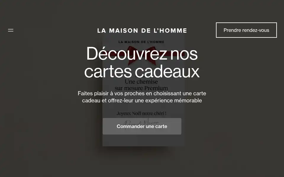 Screenshot of lamaisondelhomme.fr