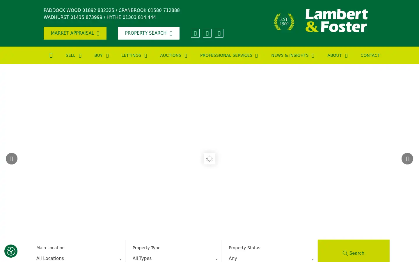 Screenshot of lambertandfoster.co.uk