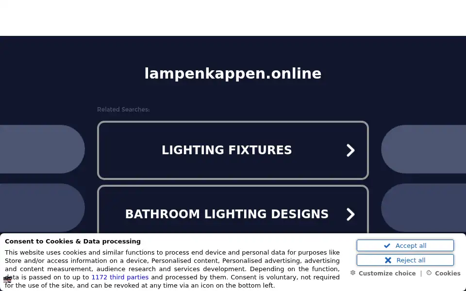 Screenshot of lampenkappen.online