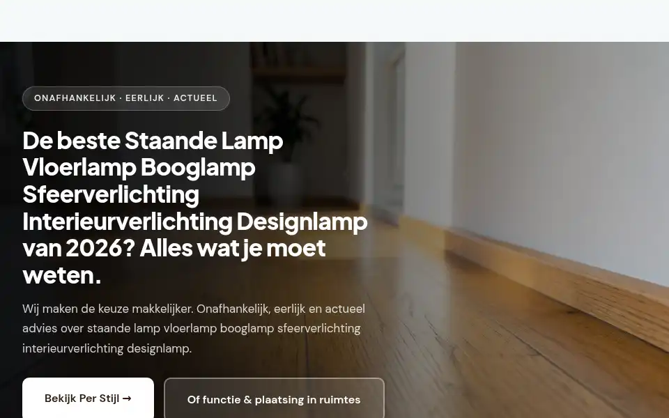 Screenshot of lampenlifestyle.nl