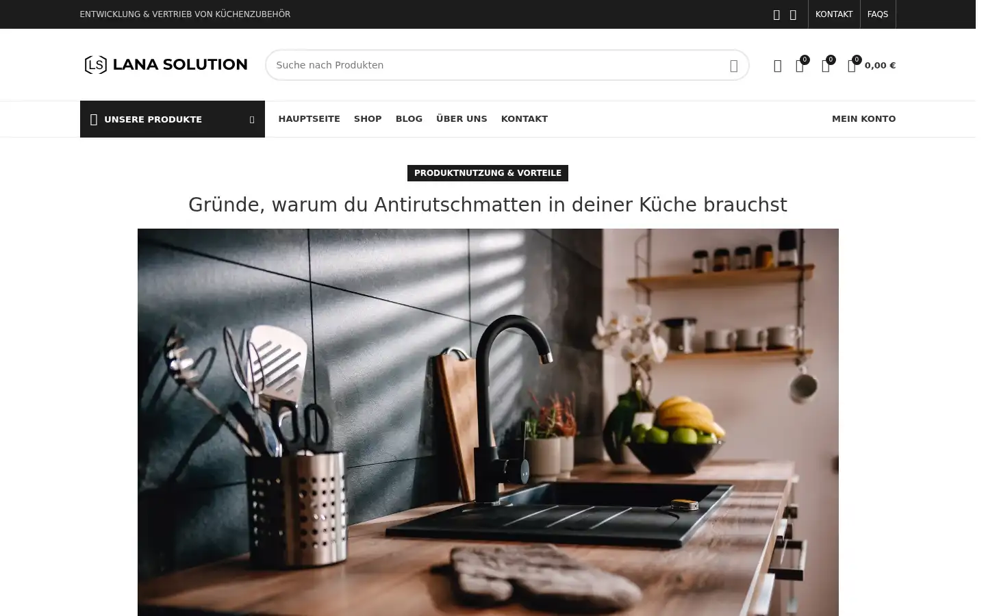 Screenshot of lana-solution.de