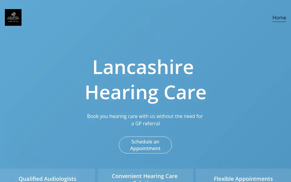 Screenshot of lancashirehearingcare.co.uk