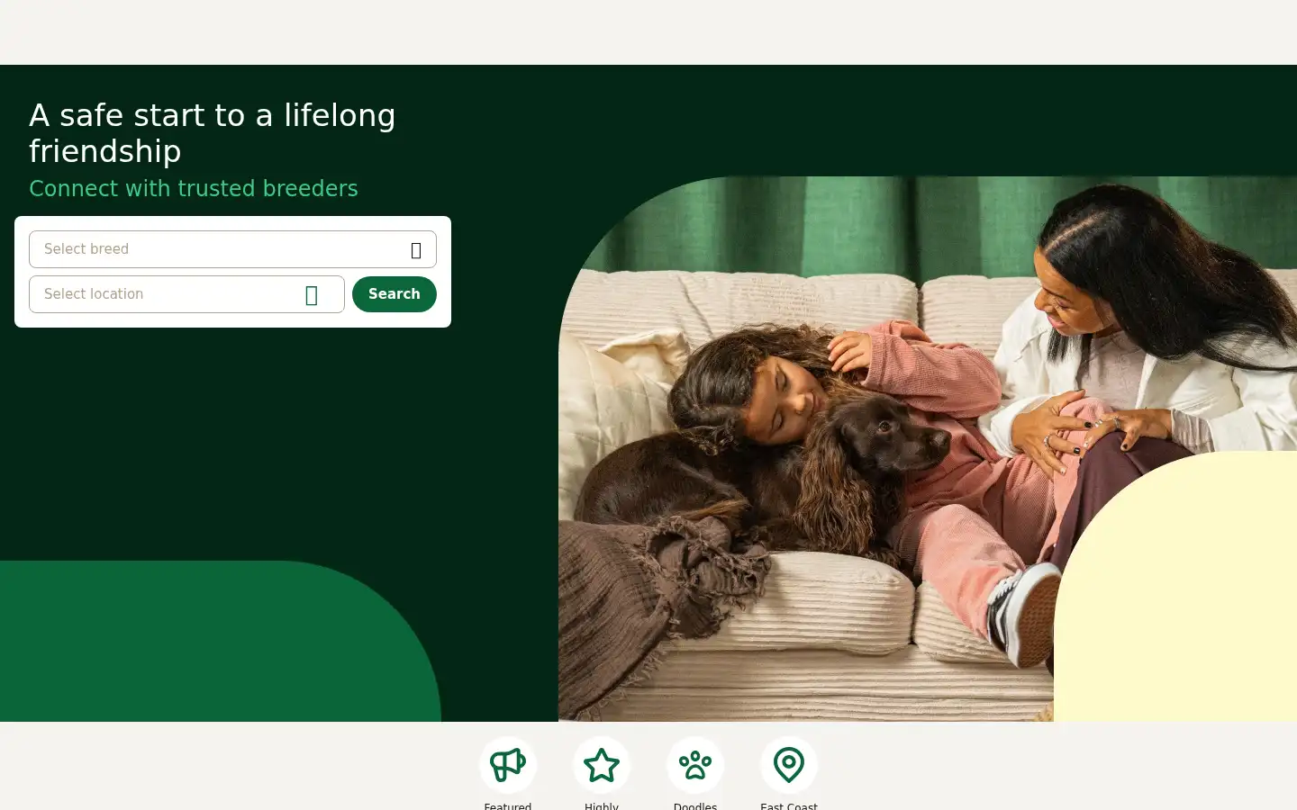 Screenshot of lancasterpuppies.com