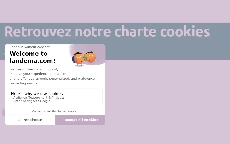 Screenshot of landema.com