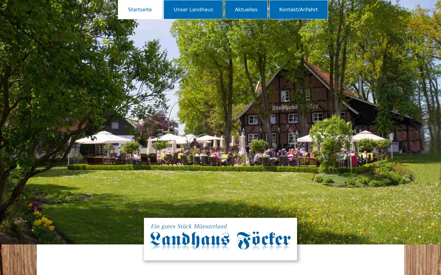 Screenshot of landhaus-foecker.de