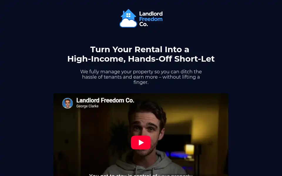 Screenshot of landlordfreedom.co.uk